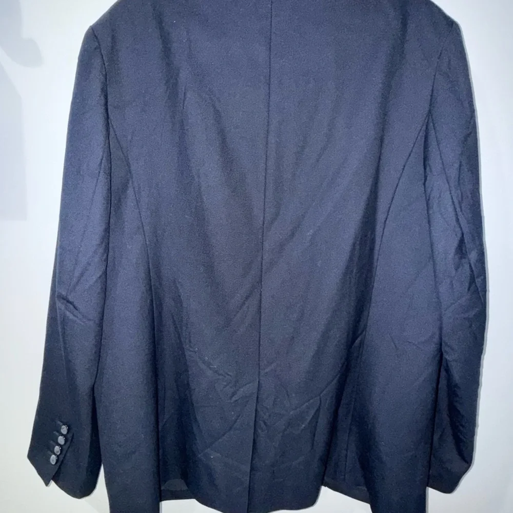 LL Bean Mens Blazer 38S Suit Jacket Sports‎ Coat  0KUH3 Navy Blue